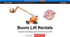 Desktop Screenshot of boom-lift-rental.com