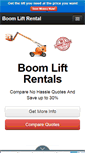 Mobile Screenshot of boom-lift-rental.com